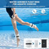 New in package! Inflatable Aquatic Cuffs Exercise Equipment: Sportneer Water Aerobics Float Ring with Adjustable Webbing Pool Exercise Workout Set Water Ankle Buoyancy Ring for Swimming Pool Fitness Training