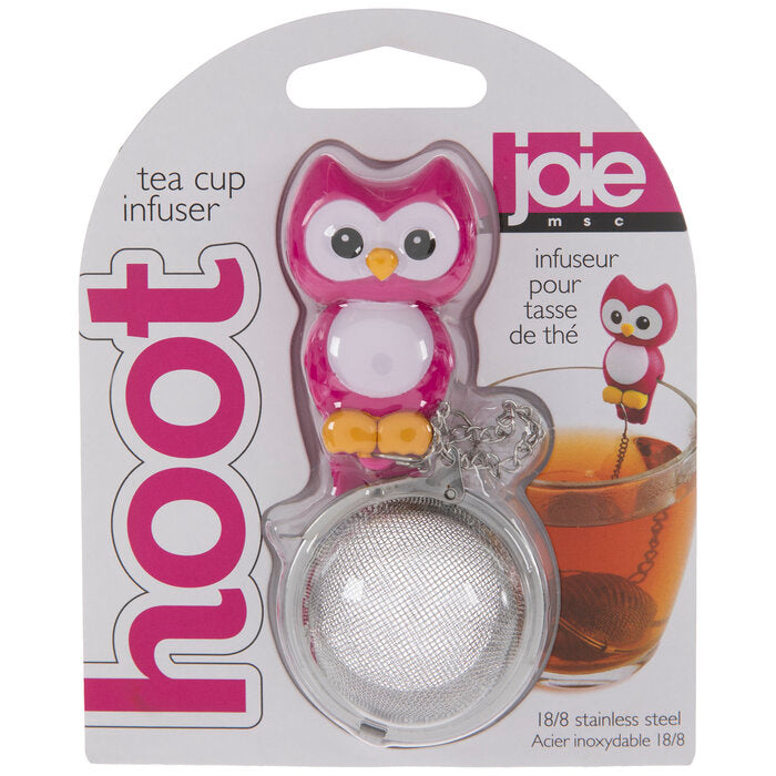 New Hoot Tea Cup Infuser Pink The Warehouse Liquidation