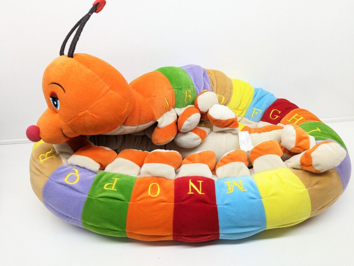 Alphabet caterpillar cheap plush toy