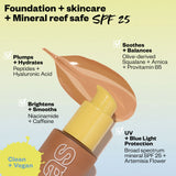 New Sephora Kosas Revealer Skin-Improving Foundation SPF25 with Hyaluronic Acid and Niacinamide in Very Light Neutral Retails $57+