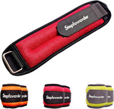 New Retails $59+ Stepfowarder Ankle/Wrist Weights a Pair Available in 0.65Lbs, 1.0Lbs, 2.0Lbs, Comfort and Security Perfect for For Women Men Kids, Walking, Dance, Aerobics, Cardio Exercises, Gym, Fitness Workout, Running, Lifting RED