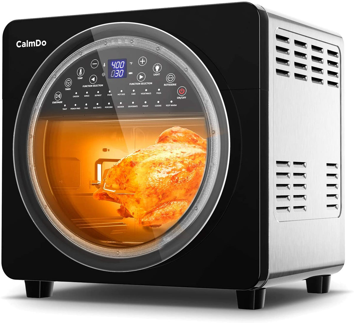 Calmdo AF-120CDEU 1500W 12L Air Fryer Toaster Oven