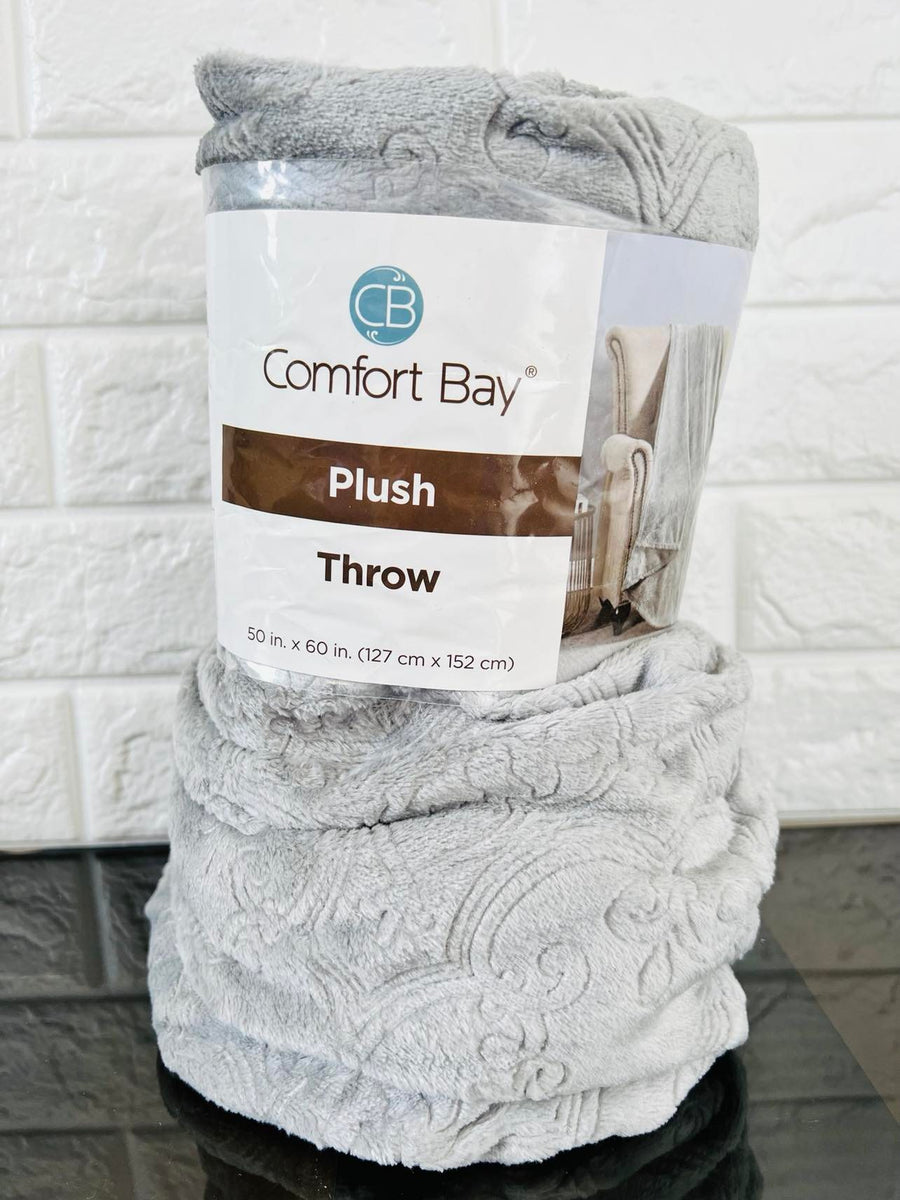 Comfort bay plush throw sale