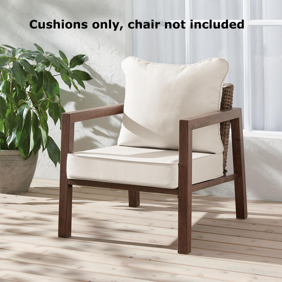 hometrends Deluxe Deep Seat Cushion, Water Repellent; UV Treated! Reta