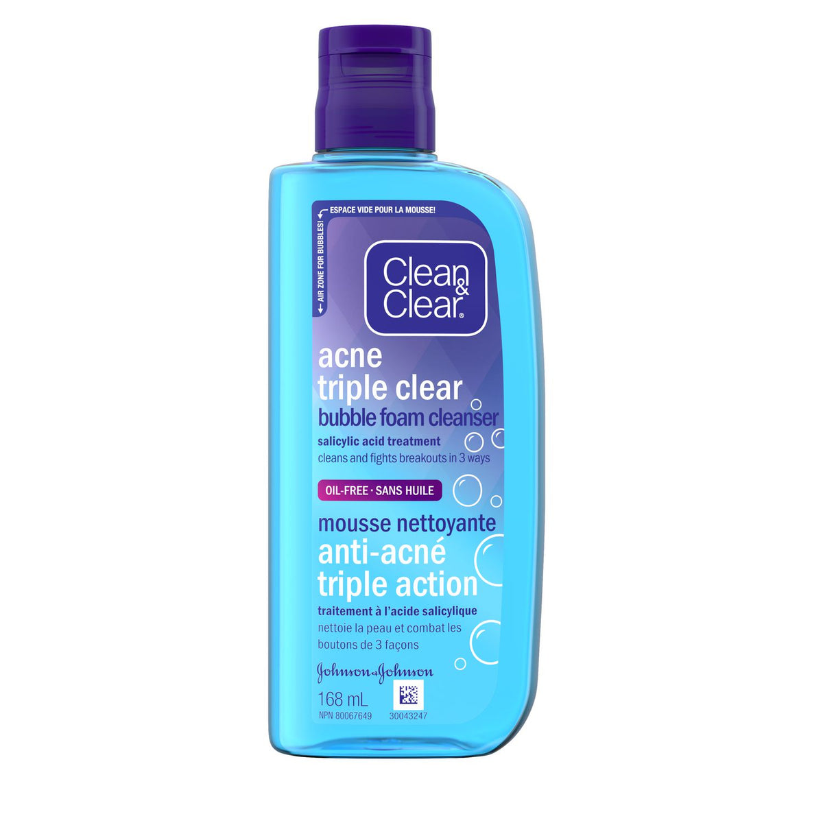 Clean & Clear Acne Triple Clear Bubble Foam Cleanser Review