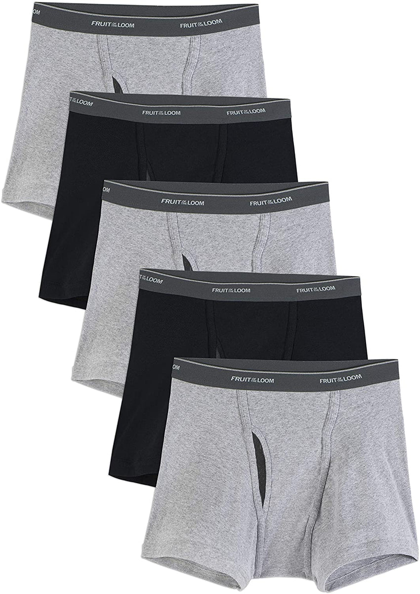 Fruit of the Loom Men's CoolZone Fly Boxer Briefs, Super Value 10 Pack –  Africdeals