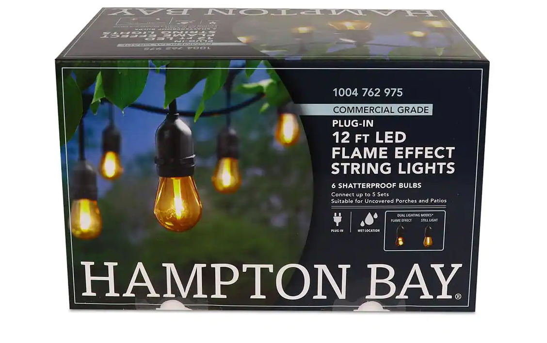 Hampton bay string lights 12 ft deals