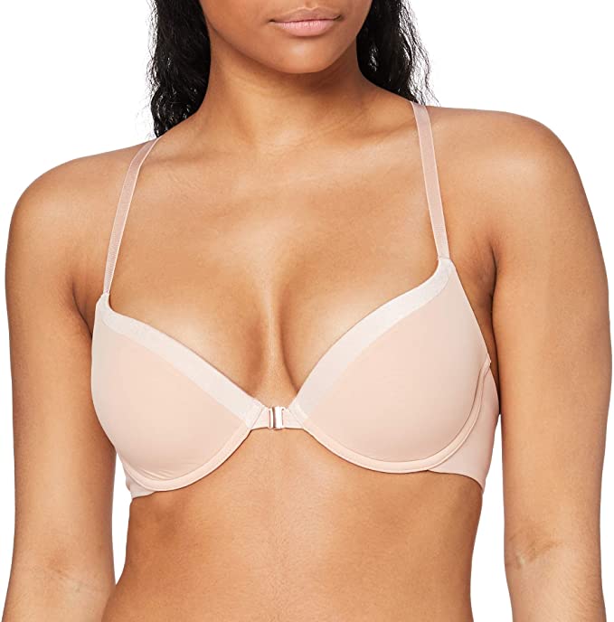 New Vanity Fair Women's Beauty Back Smoothing Strapless Bra, Beige, 38C!