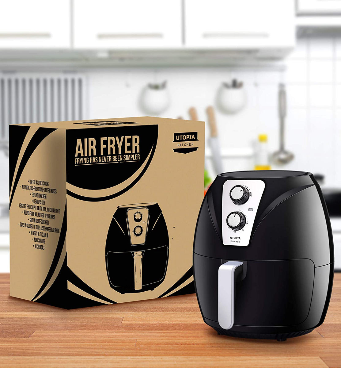 Air Fryer By Utopia Kitchen Product Review by VisualEyeCandy ReviewsJust4U!  