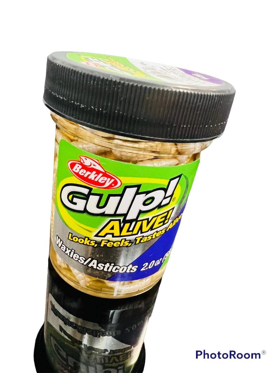 New Berkley Gulp Alive Waxies White 2 oz – The Warehouse Liquidation