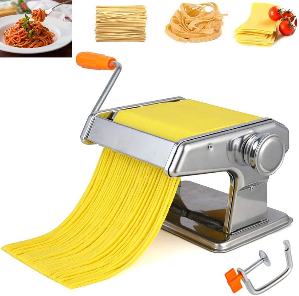 Stainless Steel Manual Pasta Maker Machine - My Charity Boxes