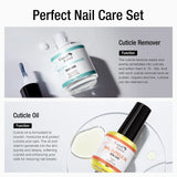 NEW Candy Lover Nail Polish Remover Kit, Non Acetone Gel Polish Remover, Liquid Latex Peel Off Tape, Cuticle Oil, Cuticle Remover Liquid, No Soaking or Wrapping, Quick Remover for Nails Gel
