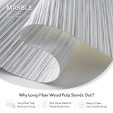 Retails $315 New in box! GoDear Design Deluxe Adjustable Sliding Panel Track Blind 45.8-86" W X 96" H - Marble Printed Woven Fabric