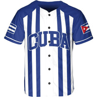 NEW Lotusprint handmade Cuba Baseball Jersey, Mens Cuba Baseball Jersey, Back Says Medi 89, Sz XL