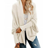 NEW Fridja Fashion Women's Boho drop shoulder Long Sleeve Solid Open Front Cardigan, great for all seasons! Cream! Sz ONE SIZE