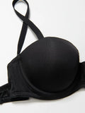 NEW Strapless Bandeau Bra, Comfy & Simple Push Up Everyday Bra, Women's Lingerie & Underwear, Black, 34C - Retails $159