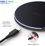 New 100W Wireless Charger Pad for iPhone 14/13/12/11 Pro Max Induction Fast Wireless Charging Station for Samsung Xiaomi Qi Chargers
