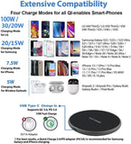 New 100W Wireless Charger Pad for iPhone 14/13/12/11 Pro Max Induction Fast Wireless Charging Station for Samsung Xiaomi Qi Chargers