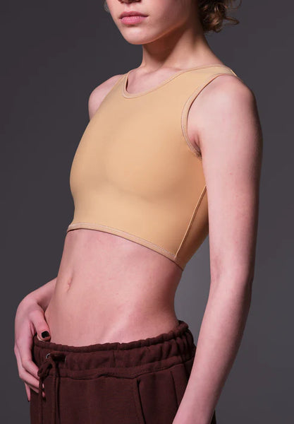 NEW Untag Caramel Colored Short Binder - Size M - Retails for $72 USD!