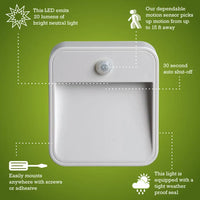 NEW Mr Beams MB720 Motion-Sensing Wireless LED Nightlight, Battery Powered! Retails $17+