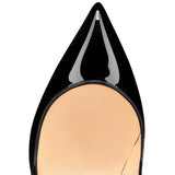 NEW Retails $100+, Hot Chick 100 mm Pumps, Patent Calf Leather, Louboutin Dupes, Black, Women, Sz 7