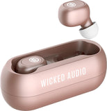 NEW Retails $35+, Wicked Audio Gnar Wireless Bluetooth Earbud - Rose Gold