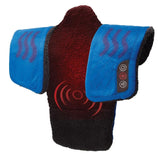 NEW Homedics - Comforting Weighted Cape With Vibration & Warmth, ours is blue
