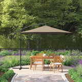 NEW 10ft Offset Patio Umbrella with easy crank handle, Sand, Retails $240