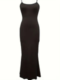 NEW Women's Casual Lounge Slip Long Dress, Sexy Sleeveless Backless Bodycon Maxi Dress, Women's Clothing, Sz XL, Retails $104