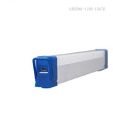 NEW Retails $50, T530 New Arrival 40W 32cm Rechargeable LED Tube with 32*2835# Lamp Bead 18650 Battery 1200mAh 3 Step Button Switch Magnet Hook V8 Port USB Charging Cable Working Time 2-5h