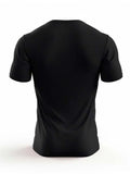 NEW Dark Grey Cool Fishing Slogan Graphic Print Men's Creative Top, Casual Short Sleeve Crew Neck T-shirt, Men's Clothing For Summer Outdoor, Sz S would fit Men's M