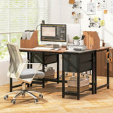 NEW in box! MULTIGOT 55" Home Office Desk with Storage Headphone Hook Shelf & 2 Drawers Laptop Desk, Retails $209+