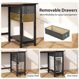 NEW in box! MULTIGOT 55" Home Office Desk with Storage Headphone Hook Shelf & 2 Drawers Laptop Desk, Retails $209+