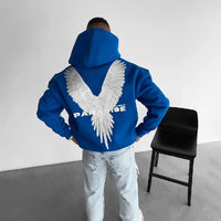 NEW Helloice Oversized Parrot Paradise Hoodie, Men's Sz M would fit size large easily, Retails $54+