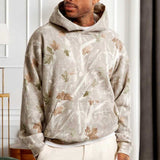 NEW Retails $70 Helloice Camouflage Maple Leaf Digital Print Hoodie Sz L