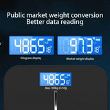 NEW Retails $60, Blaxill Digital Bathroom Scale | Highly Accurate Body Weight Scale with Large LED Display | 400 lb Capacity | Round Corner Design | Fiberglass Platform | Black
