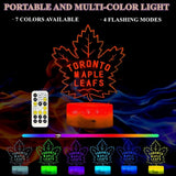 NEW Retails $50, 3D Maple Leaf Night Light, Maple Tress Lamp, 7 Color Changing with Remote Control+Timer+Dim, Christmas Birthday Gifts for Girls Boys Men Women