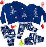 NEW WOMEN'S ONLY, Sz S, Blue Christmas Tree Suits Family Look Pajama Set