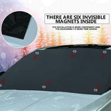 NEW Dvkptbk Blanket Blanket Car Windshield Snow Cover Magnetic Edges Car Snow Cover Car Windshield Sun Shade Professional Parts & Accessories