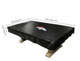 NEW Denver Broncos 4x8-foot Deluxe Pool Table Cover