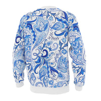 NEW Freshhoods Unisex Blue Garden Sweatshirt - Size Large Retails $68+