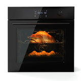NEW Retails $969, Wayfair 24" Built-in Electric Oven, Single Wall Oven with 8 Cooking Modes, 108 Smart Menus, 2.5 Cu.f Convection Built-in Oven, Stainless Steel, Touch & Mechanical Knob Controls, Timer, Safety Lock