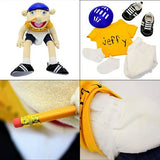 NEW Jeffy Hand Puppet Toy Funny Boy Stuffed Toy Action Figure Party Toys Gift 19.69inch (Jeff)