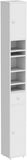 NEW Assembled, SoBuy White Bathroom Cabinet Bathroom Shelf Bathroom Tall Cabinet Cupboard Note: Has a few scuff spots from transport as shown in pics, could be touched up doesn't affect its use!
