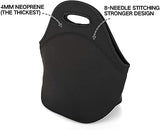 NEW cute Sloth riding Llama dog pattern insulated neoprene cooler bag lunch bag with zipper