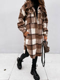 Warm Plaid Shirt 23, 4 Colors, Size: S-2XL, Tax Included