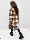 Warm Plaid Shirt 23, 4 Colors, Size: S-2XL, Tax Included