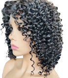 NEW T Lace Frontal Wig Kinky Curly Brazilian Curly Hair Human Hair Wig Retails $120+