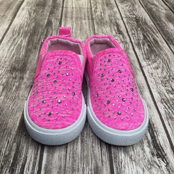 NEW Swiggles Toddler Slip on Casual Sneakers Pink Sz 9