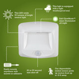 NEW Mr. Beams MB530 Stair Light Motion-Sensing Battery Powered LED White! Keep pathways, stairways and walkways safer with motion-sensor path lighting! Retails $21+